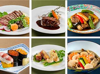 宴会、料理