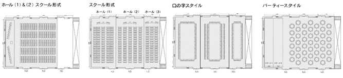 宴会場見取り図